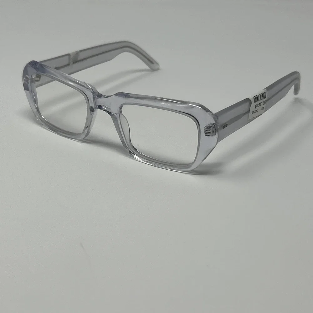 NWT Norman Childs VINTAGE 4 MATTE CLEAR Eyeglass 48-21-140 Unisex Kid Frames